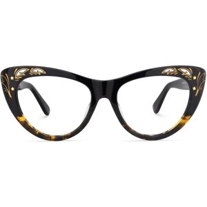 Zeelool Optical Pamela Cateye Tortoise-Gold Glasses - 53-19-138