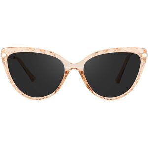 Zeelool Optical Lucas Cateye Champagne Sunglasses - 55-18-139