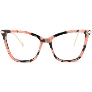 Zeelool Optical Hilary Butterfly Pink Floral Glasses - 54-19-139
