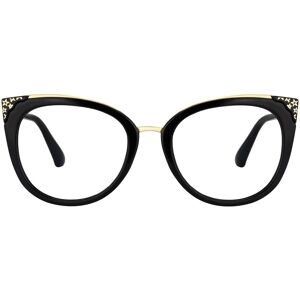 Zeelool Optical Dalton Cat Eye Black Glasses - 53-21-138
