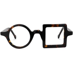 Zeelool Optical Paola Asymmetric Tortoise Glasses - 38-27-142