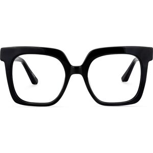 Zeelool Optical Dexter Square Black Glasses - 52-21-143