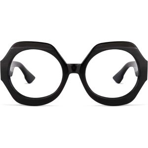 Zeelool Optical Geoffrey Geometric Black Glasses - 54-22-141