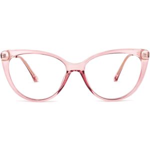 Zeelool Optical Marcus Cateye Pink Glasses - 54-23-137