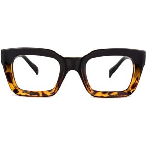 Zeelool Optical Nevaeh Square Yellow-Tortoise Glasses - 50-26-139