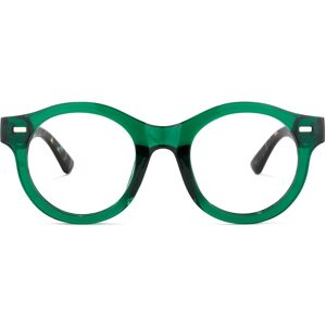 Zeelool Optical Paxton Round Dark-Green Glasses - 50-25-145
