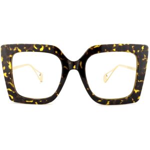 Zeelool Optical Qatar Square Tortoise-Gold Glasses - 56-23-142