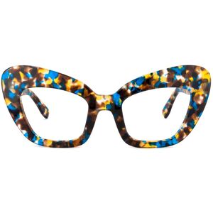 Zeelool Optical Tristan Cateye Blue-Tortoise Glasses - 53-24-138