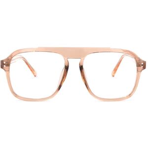 Zeelool Optical Shane Geometric Champagne Glasses - 59-18-140