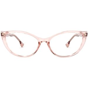 Zeelool Optical Theodore Cateye Pink Glasses - 54-18-139