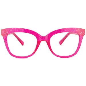 Zeelool Optical Santiago Cateye Bright-Pink Glasses - 50-21-138