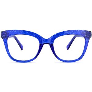 Zeelool Optical Santiago Cateye Blue Glasses - 50-21-138