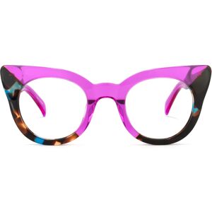 Zeelool Optical Godwin Cateye Purple Glasses - 44-25-133