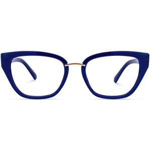 Zeelool Optical Conner Cateye Blue Glasses - 50-20-137