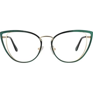 Zeelool Optical Eras Cateye Green Glasses - 52-17-144