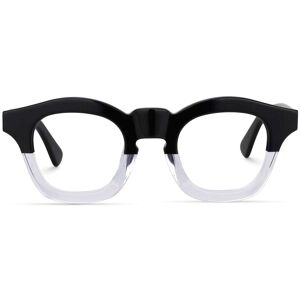Zeelool Optical Rita Square Black&Crystal Glasses - 44-25-132