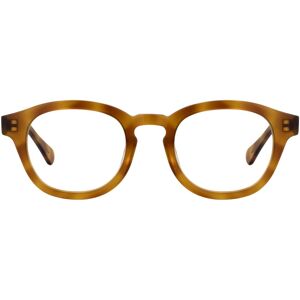 Zeelool Optical Caprice Round Light Brown Glasses - 48-24-140
