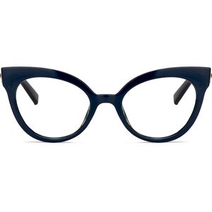 Zeelool Optical Miya Cateye Dark Blue Glasses - 50-21-139