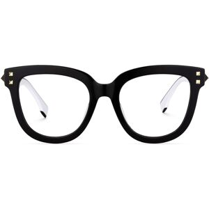 Zeelool Optical Cashlin Round Black Glasses - 54-21-143
