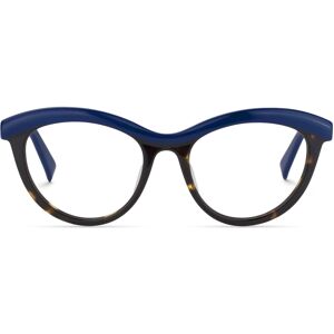 Zeelool Optical Sean Cat Eye Blue Glasses - 51-19-139