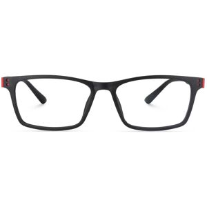 Zeelool Optical Cheche Rectangle Black Glasses - 52-17-137