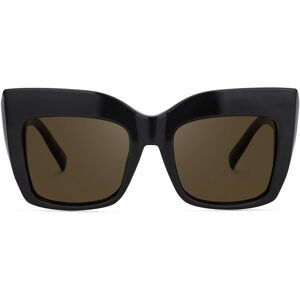 Zeelool Optical Alberta Cat Eye Black Sunglasses - 51-22-143