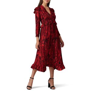 ba&sh Sahara Dress red-black-print  red-black-print  XSR