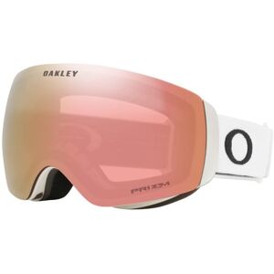 Oakley Flight Deck M Goggles - matte white/prizm rose gold lens