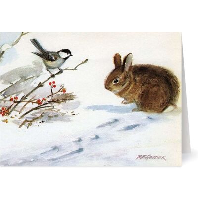 The Metropolitan Museum of Art Goodier: Chickadee and Cottontail Holiday Cards The Metropolitan Museum of Art Goodier: Chickadee and Cottontail Holiday Cards