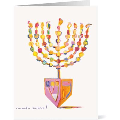 The Metropolitan Museum of Art Podwal: Menorah Dreidel Holiday Cards The Metropolitan Museum of Art Podwal: Menorah Dreidel Holiday Cards