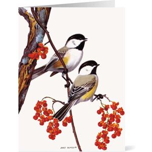 The Metropolitan Museum of Art Rumely: Two Chickadees and Bittersweet Holiday Cards
