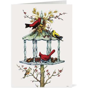 The Metropolitan Museum of Art Travis: Birds at Bird Feeder Holiday Cards