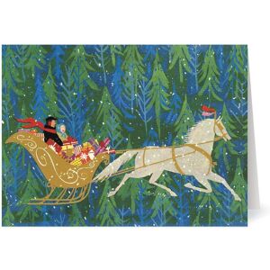 The Metropolitan Museum of Art Tait: Sleigh Ride Through the Forest Holiday Cards