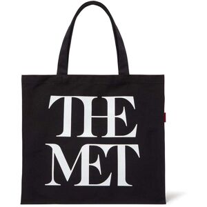 The Metropolitan Museum of Art Met Logo Canvas Tote - Black/White