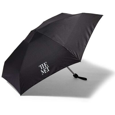 The Metropolitan Museum of Art Met Logo Folding Umbrella The Metropolitan Museum of Art Met Logo Folding Umbrella