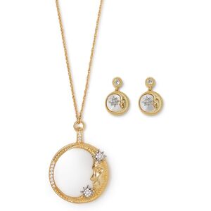 The Metropolitan Museum of Art Spanish Day and Night Magnifier Pendant Necklace and Moon Drop Earrings Set The Metropolitan Museum of Art Spanish Day and Night Magnifier Pendant Necklace and Moon Drop Earrings Set