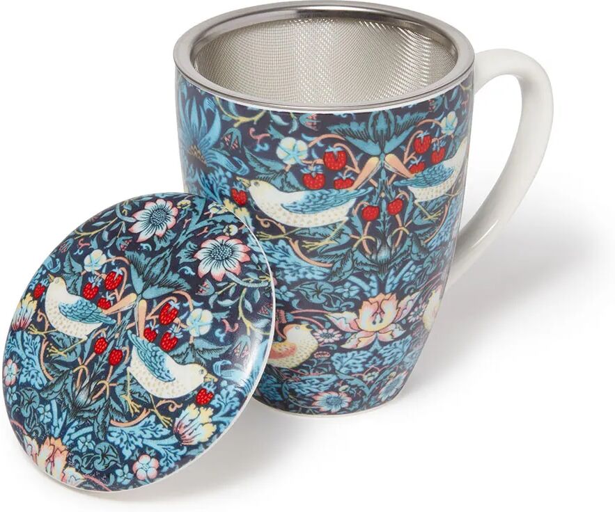 The Metropolitan Museum of Art William Morris Strawberry Thief Covered Mug with Tea Infuser