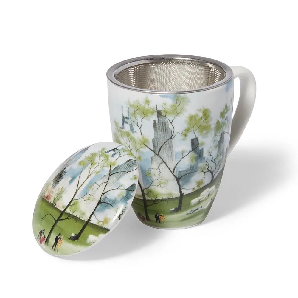 The Metropolitan Museum of Art Dehn Spring in Central Park Covered Mug with Tea Infuser