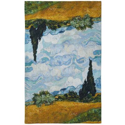 The Metropolitan Museum of Art Van Gogh Wheat Field with Cypresses Tea Towel The Metropolitan Museum of Art Van Gogh Wheat Field with Cypresses Tea Towel