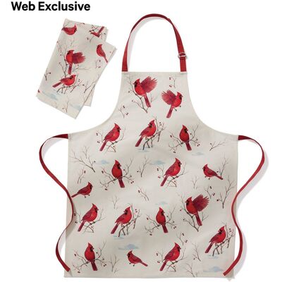 The Metropolitan Museum of Art Cardinals Apron and Tea Towel Set The Metropolitan Museum of Art Cardinals Apron and Tea Towel Set
