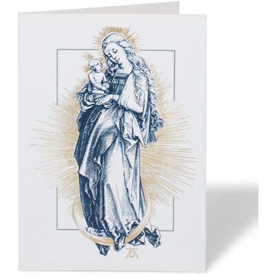 The Metropolitan Museum of Art Dürer: Virgin on the Crescent Fine Holiday Cards with Lined Envelopes and Foil Seals The Metropolitan Museum of Art Dürer: Virgin on the Crescent Fine Holiday Cards with Lined Envelopes and Foil Seals