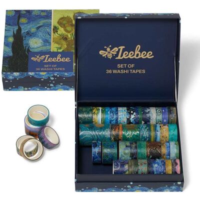 Tin Tin Tint Inc. Van Gogh Washi Tape Set Tin Tin Tint Inc. Van Gogh Washi Tape Set