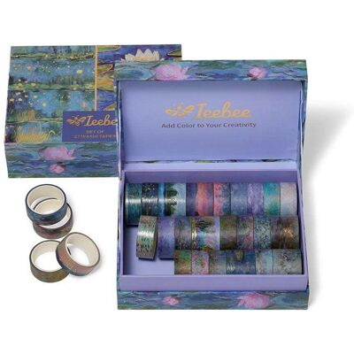 Tin Tin Tint Inc. Monet Washi Tape Set Tin Tin Tint Inc. Monet Washi Tape Set