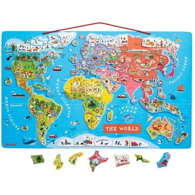 Juratoys US Corp Magnetic World Map Puzzle Juratoys US Corp Magnetic World Map Puzzle