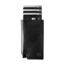 Slim Pemium Leather Wallet Vachetta Parliament Trackable RFID Blocking Bologna Black Ekster®