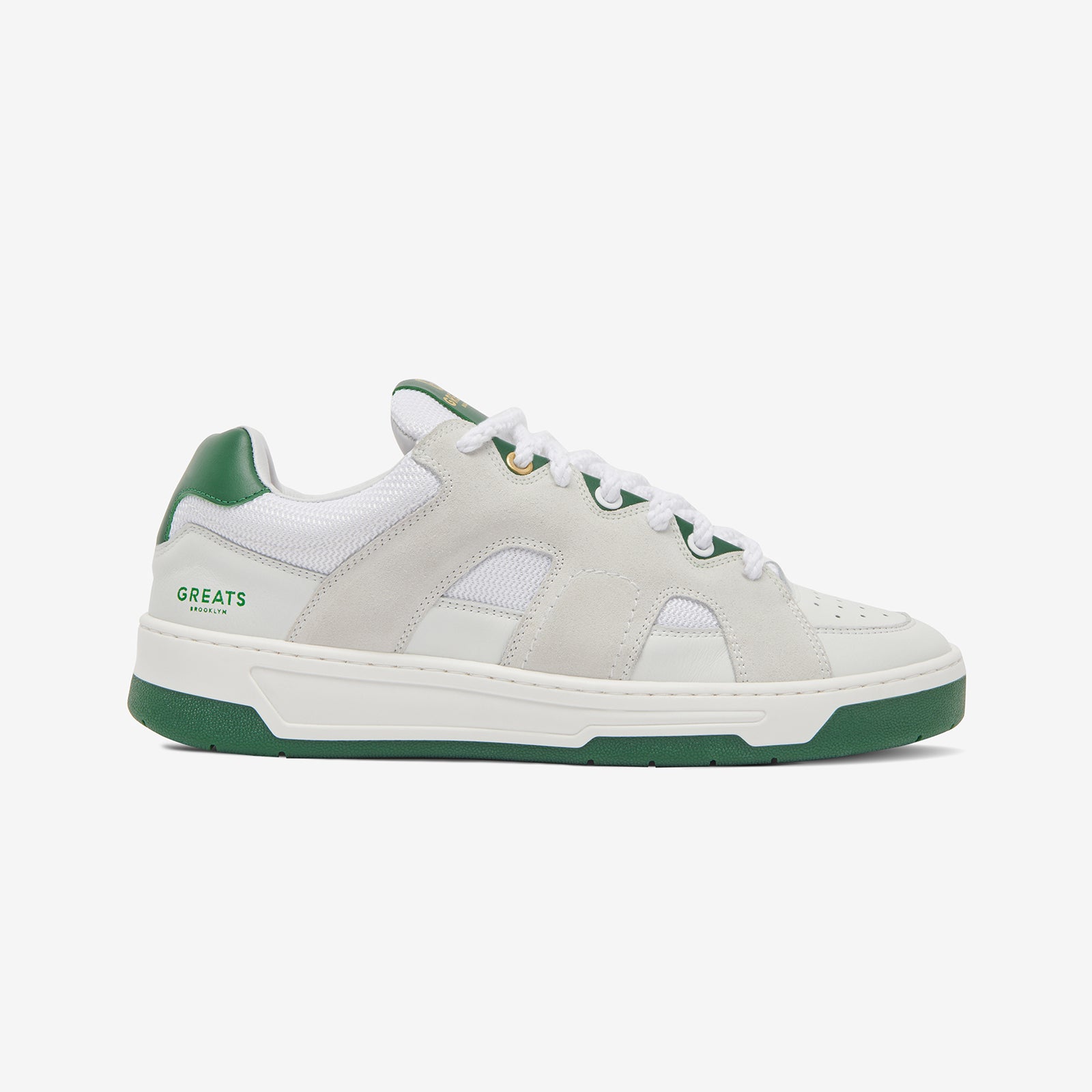 GREATS The Cooper Low Skate - Blanco Green - male - Size: 9.5