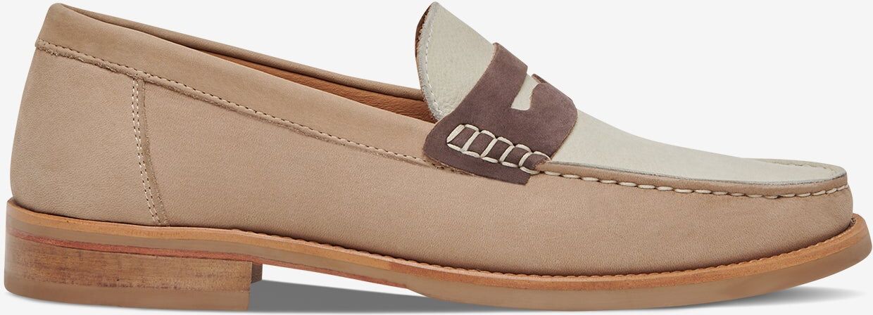 GREATS The Essex Penny Loafer - Sand Multi - female - Size: 9