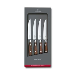 Victorinox Grand Maître Steak Knife Set, 4 pieces Victorinox (USA) (Brown, 5 in)