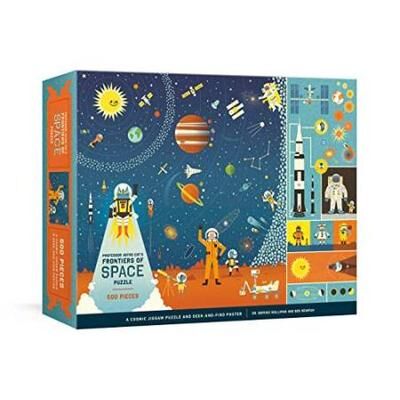 Professor Astro Cat's Frontiers Of Space 500-Piece Puzzle: Cosmic Jigsaw Puzzle And Seek-And-Find Poster: Jigsaw Puzzles For Kids