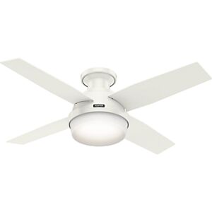 Hunter Dempsey Low Profile with Light 44 inch Ceiling Fan